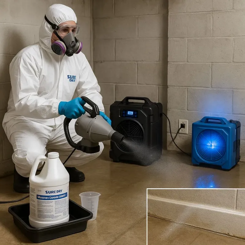 Sanitization and Odor Removal process in El Monte, CA