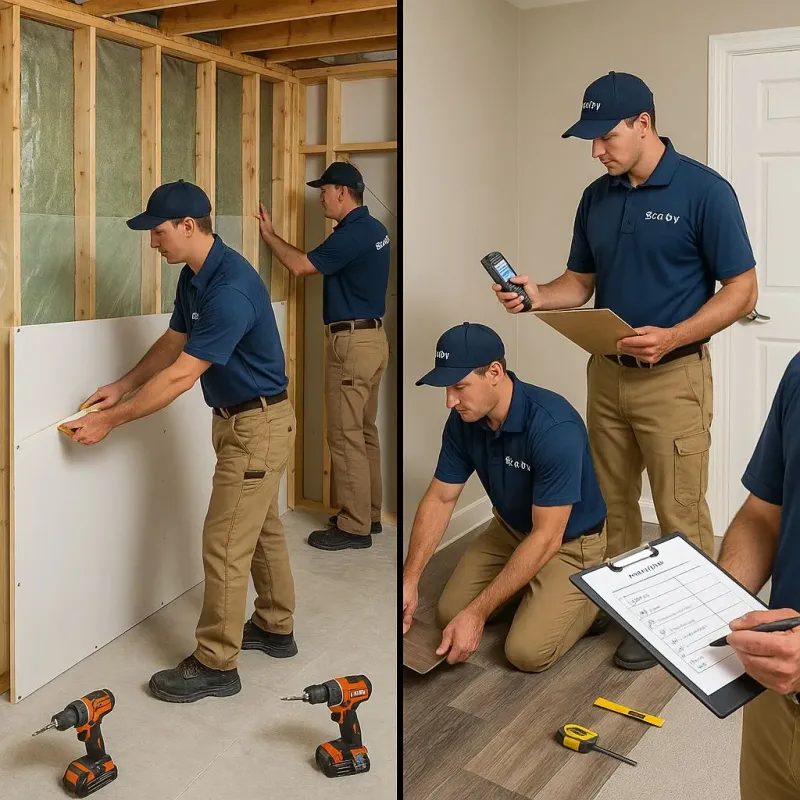 Repairs and Reconstruction process in El Monte, CA